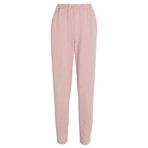 A.L.C. Roger Fleece Pull-on Sweat Pant in Baby Pink Medium M Track Blush NEW - Picture 10 of 11